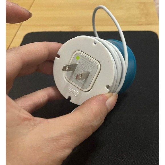 Set Of 2: Pre-Owned Quirky Powercurl Cord Wraps Mini POP Teal - Picture 6 of 9